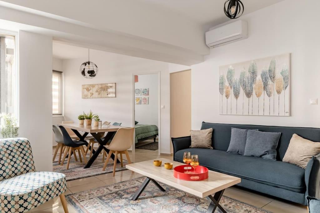 Brand New Bright Modern 6Bdr Apt-1Min To Acropolis Афины Экстерьер фото