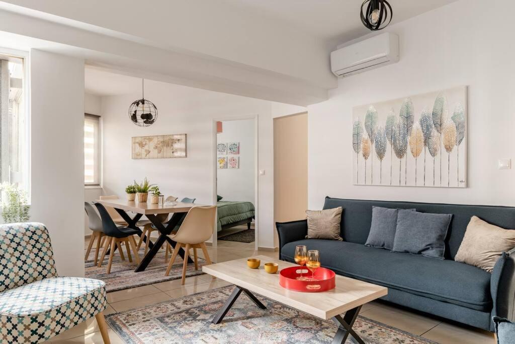 Brand New Bright Modern 6Bdr Apt-1Min To Acropolis Афины Экстерьер фото